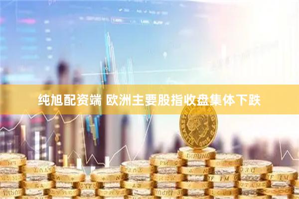 纯旭配资端 欧洲主要股指收盘集体下跌
